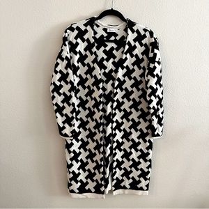 Mousey Patterned Open Knit Cardigan